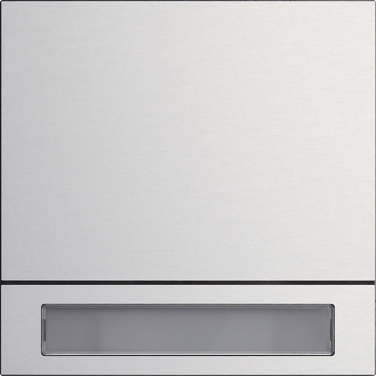 GIRA - Ringeknappmodul 1k System 106 aluminium