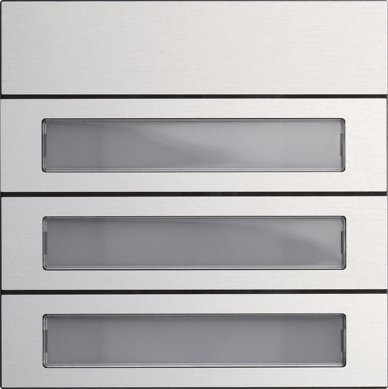 GIRA - Ringeknappmodul 3k System 106 aluminium