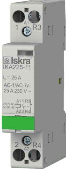 Function - Installasjonskontaktor 1NO/NC, 25 A, 230 V AC spole