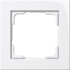 GIRA - Ramme E2 hvit glanset 1 hull
