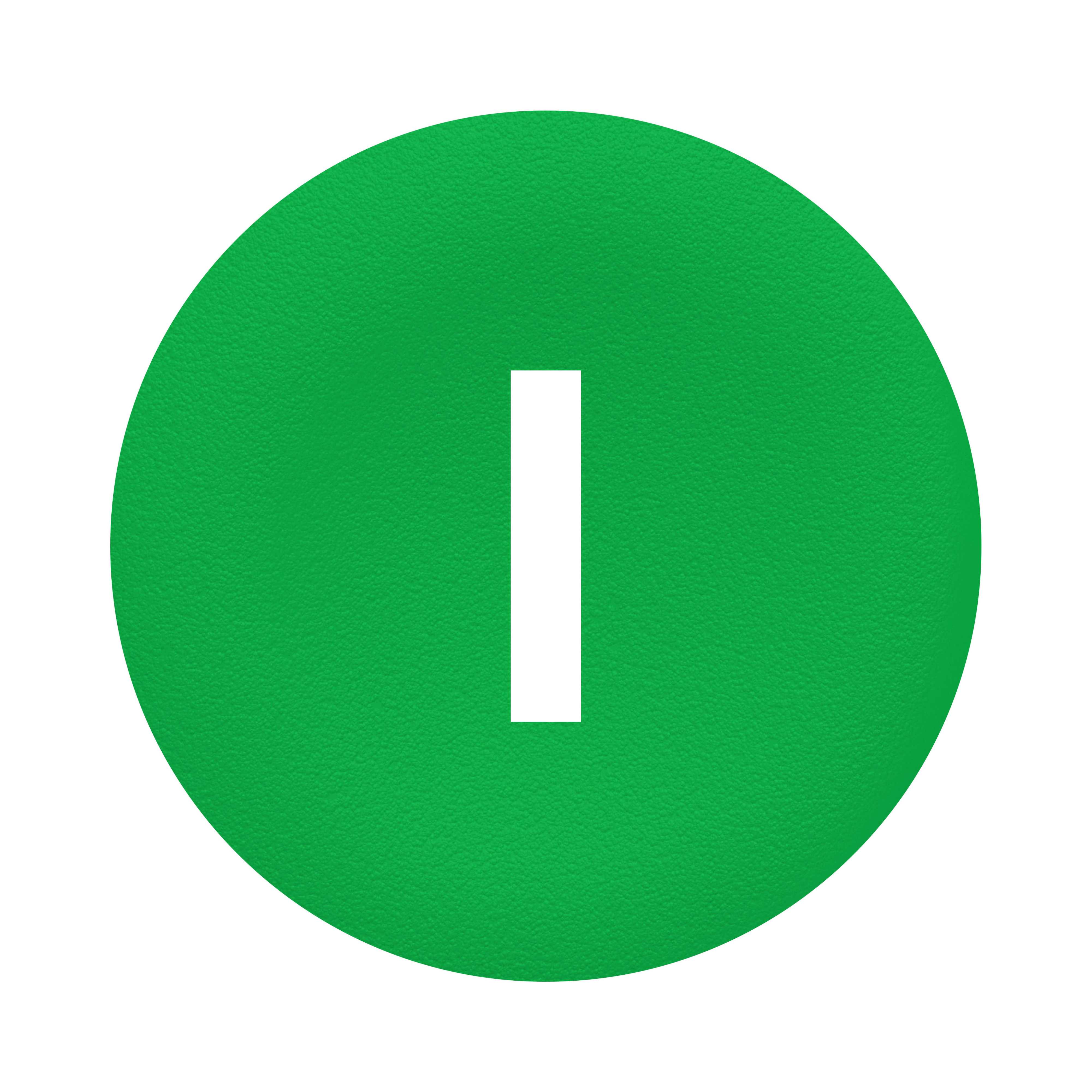 Schneider Electric - Trykknapphette flush grønn