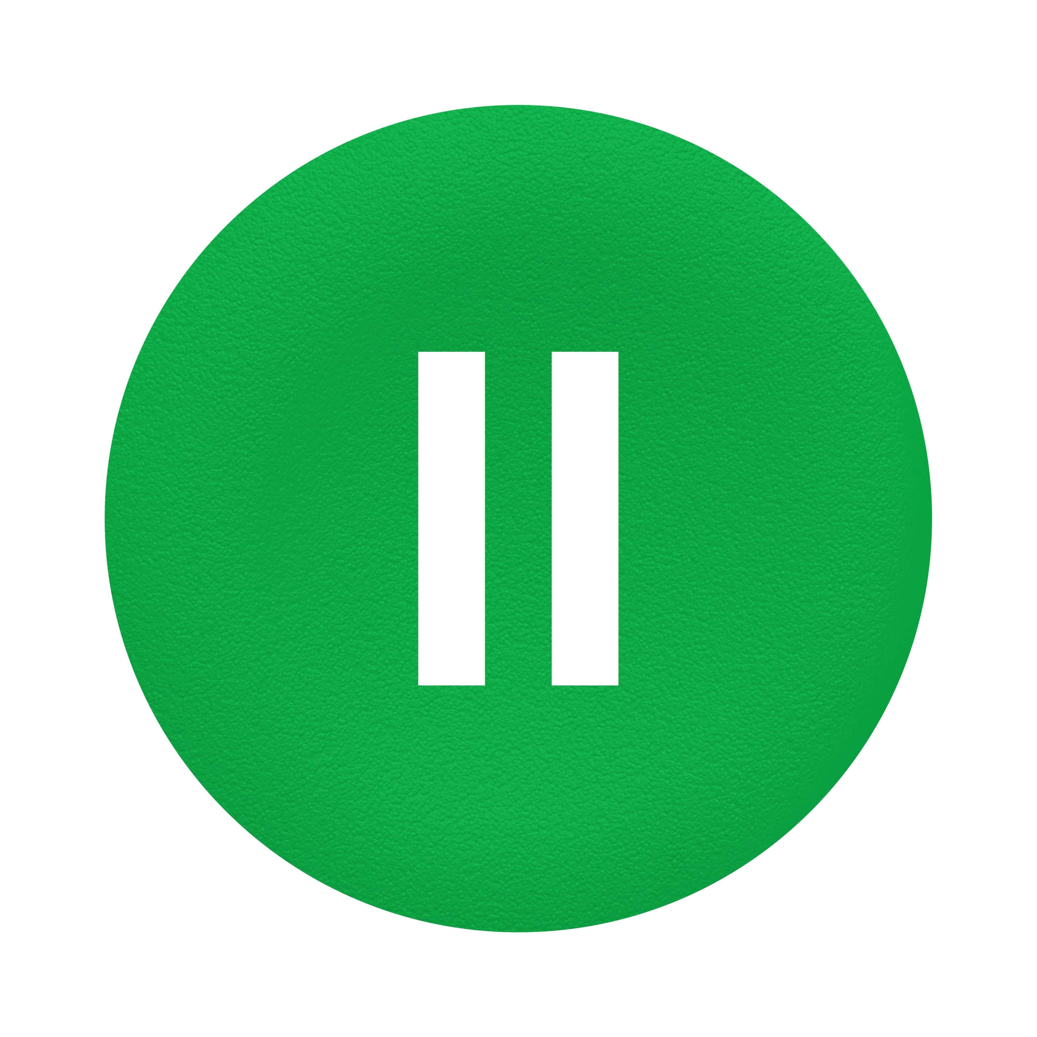 Schneider Electric - Trykknapphette flush grønn