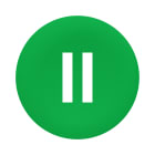 Schneider Electric - Trykknapphette flush grønn