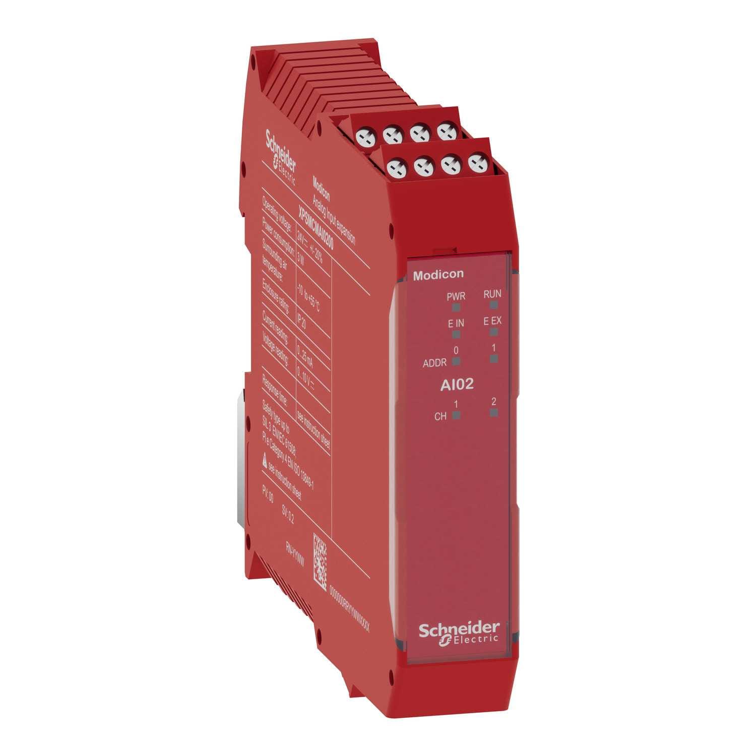 Schneider Electric - 2 analoge innganger eksp, skr