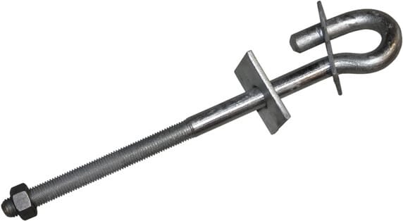 Melbye - ØYEBOLT M/LÅSESKIVE 16X320MM