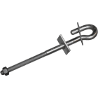 Melbye - ØYEBOLT M/LÅSESKIVE 16X320MM