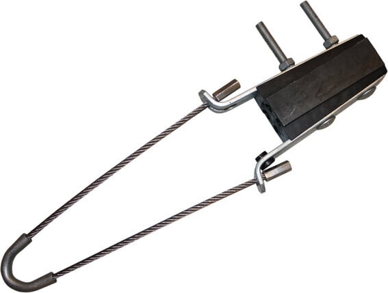 Melbye - Endefeste m/wire for EX hengeledning 50 og 95mm²