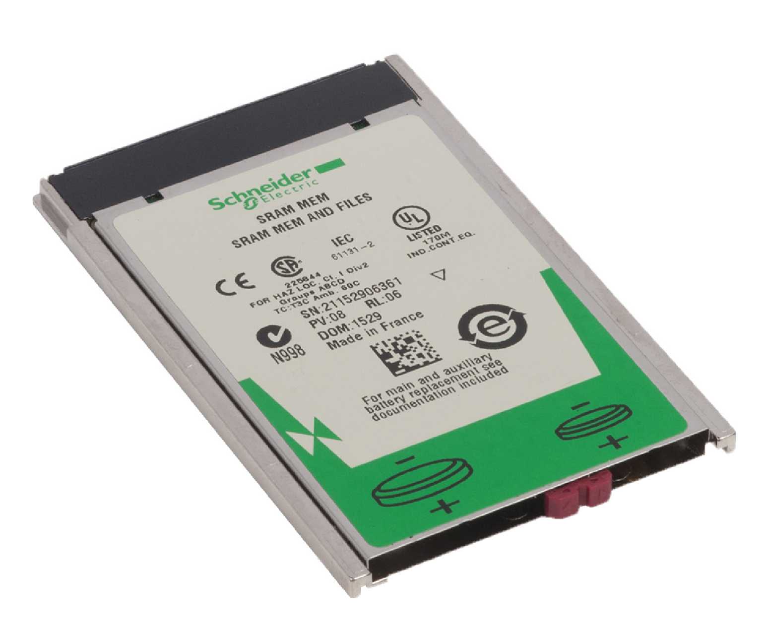 Schneider Electric - TSXMCPC002M Flash/SRAM 2MB/1MB
