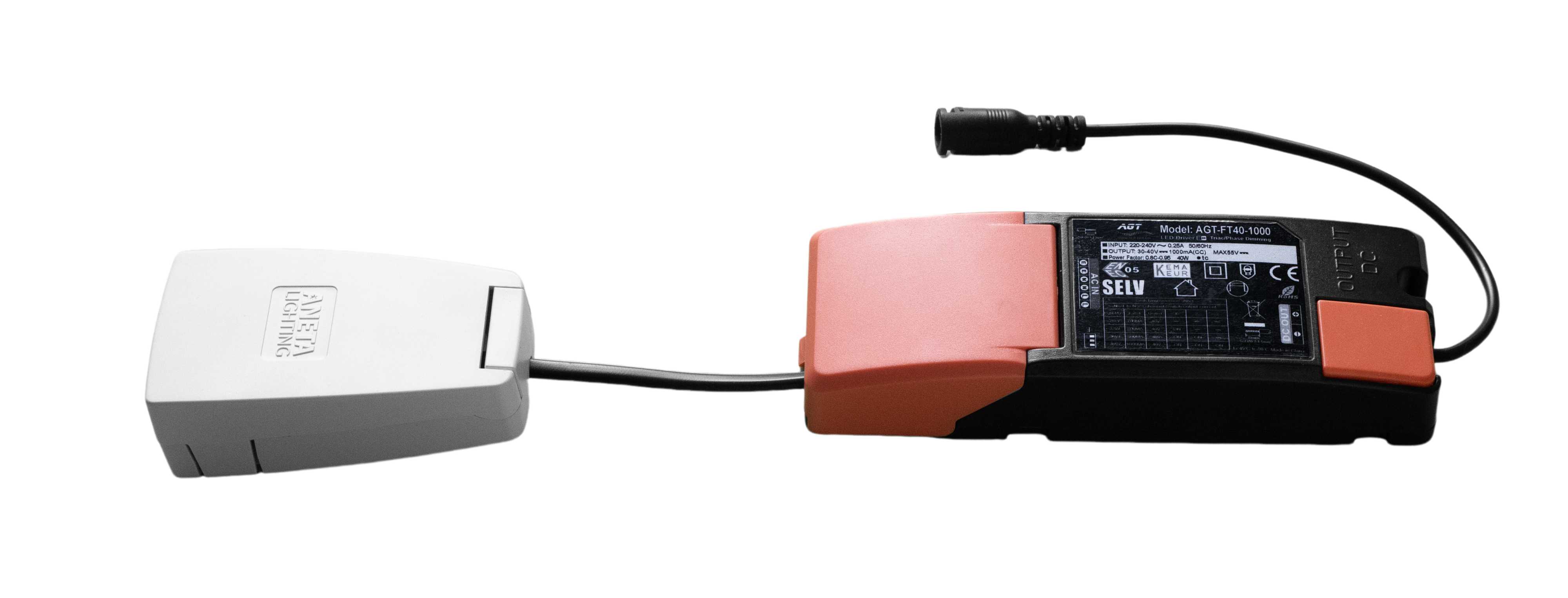 Aneta Lighting - SKYLIGHT PWR DIM 28-40W LINECT LED PANEL 3POL KOBLBOKS