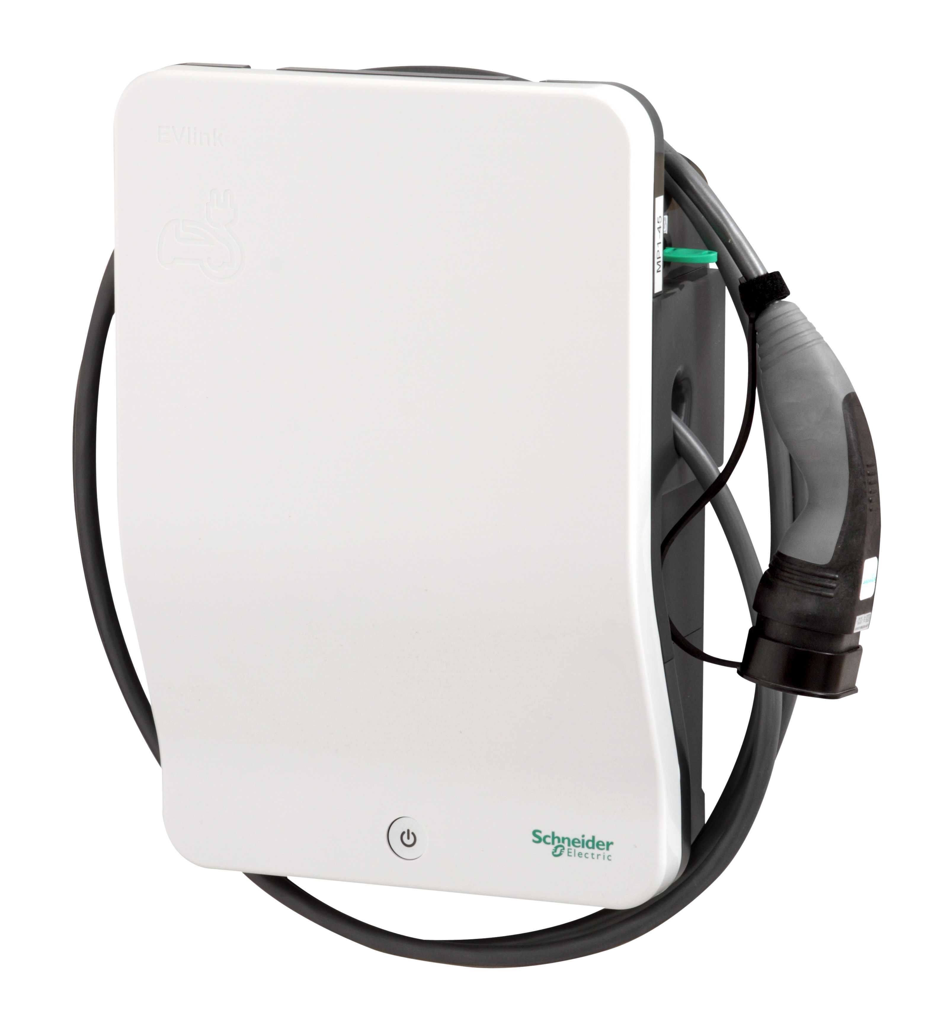 Schneider Electric - EVlink Wallbox Plus elbillader med kabel T2 - 11 kW og RDC-DD 6 mA DC vern.