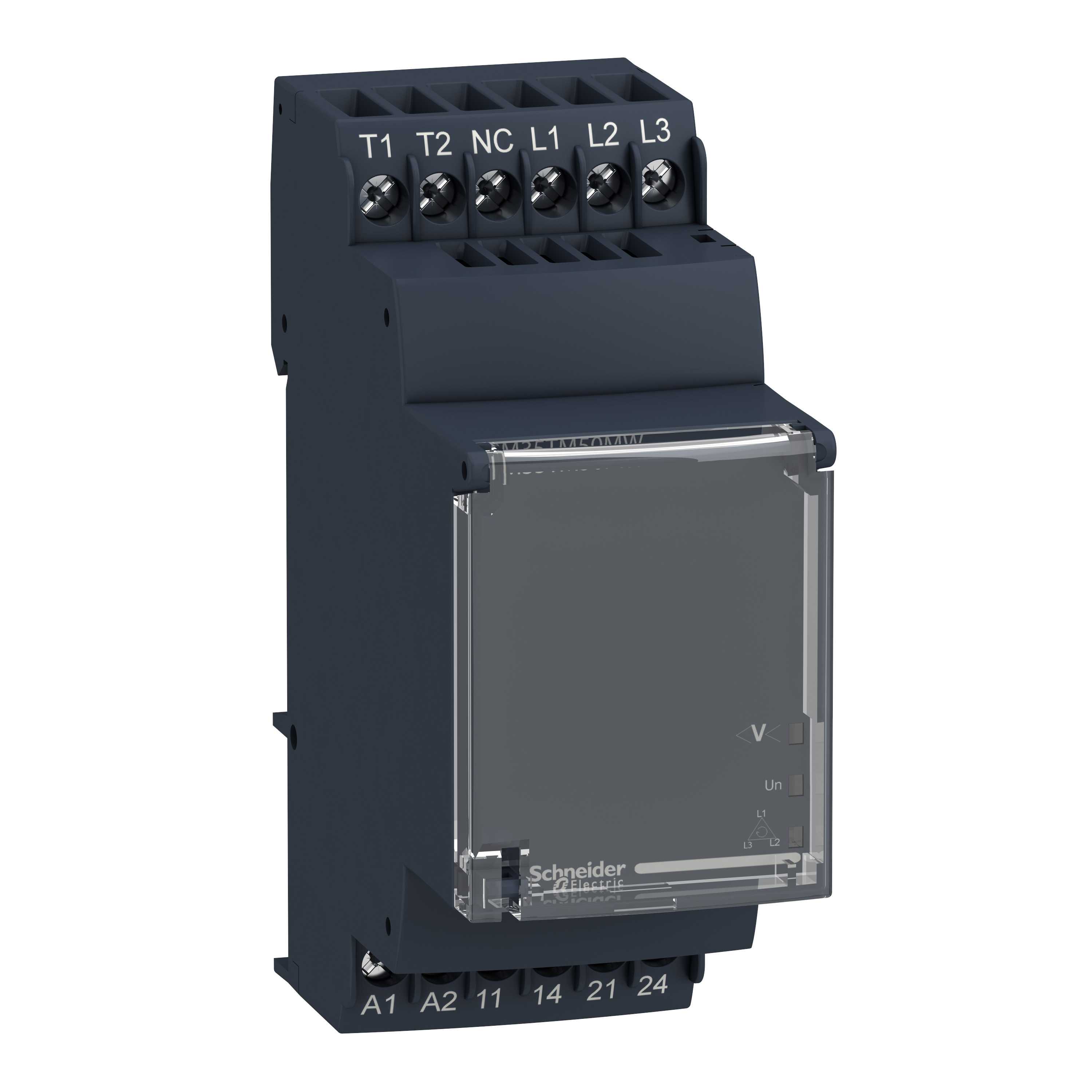 Schneider Electric - Kontrollrelé for temperatur på elektromotorer 2NO 5A 24-240 VAC/DC