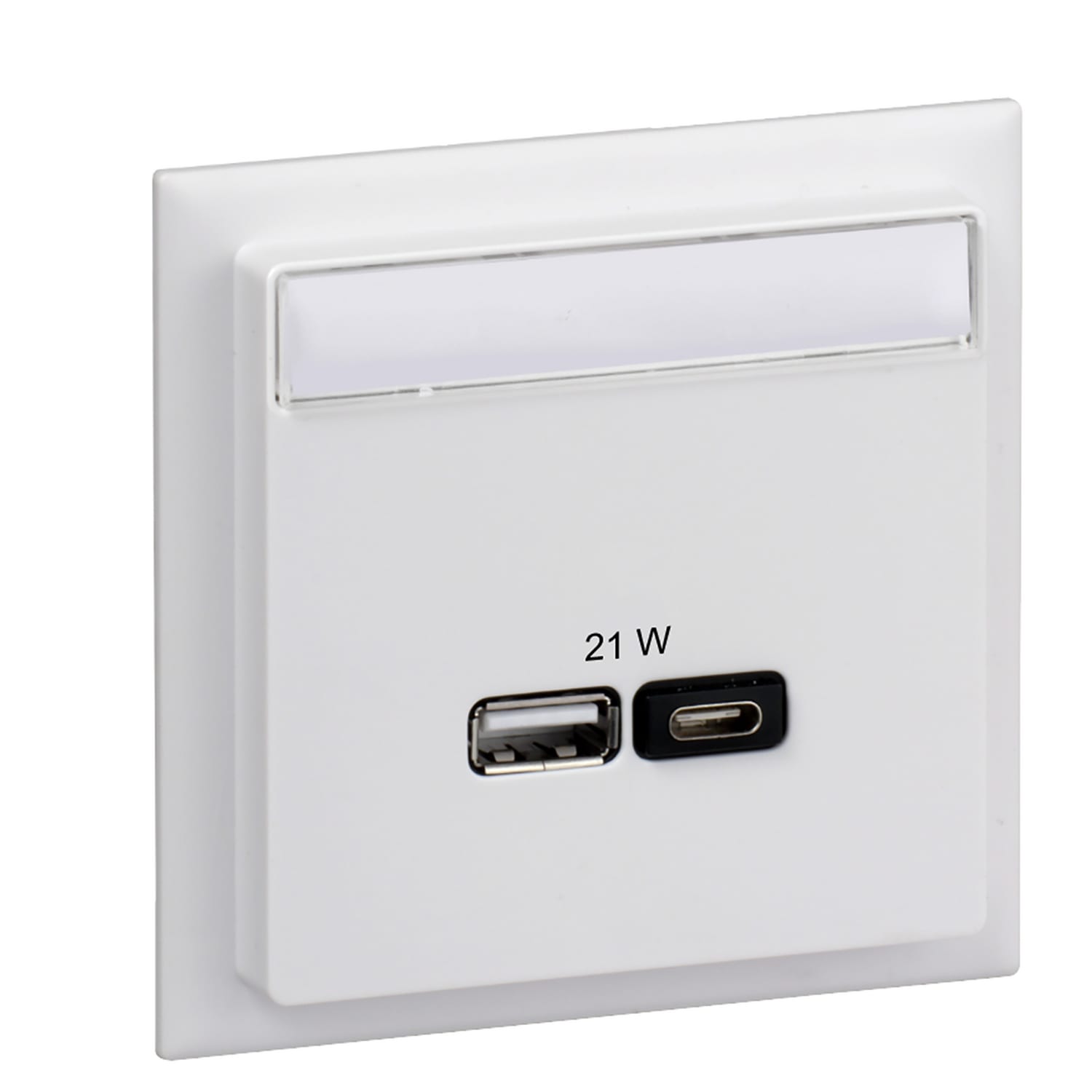 Schneider Electric - CYB USB A+C 21W PD PPS Hvit