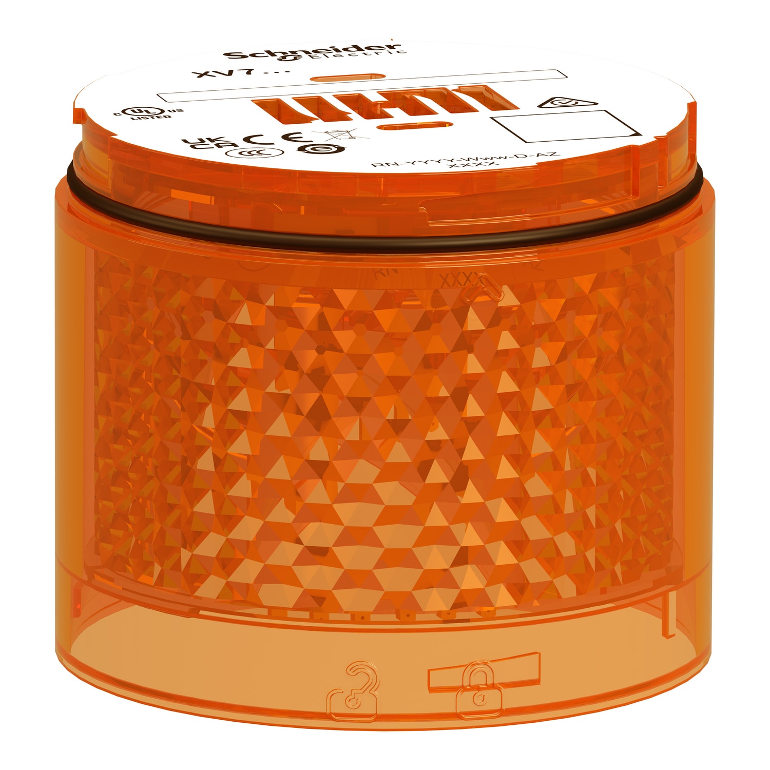 Schneider Electric - Lysenhet med fast LED i orans