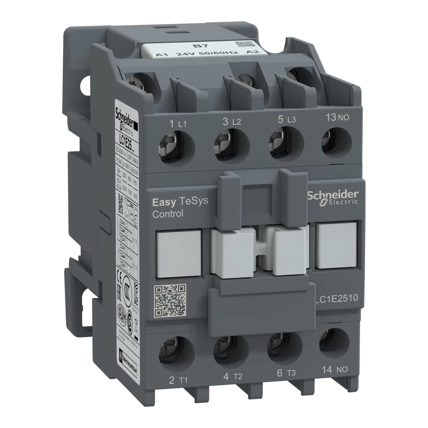 Schneider Electric - Kontaktor 25A 3P+1NO 24VAC