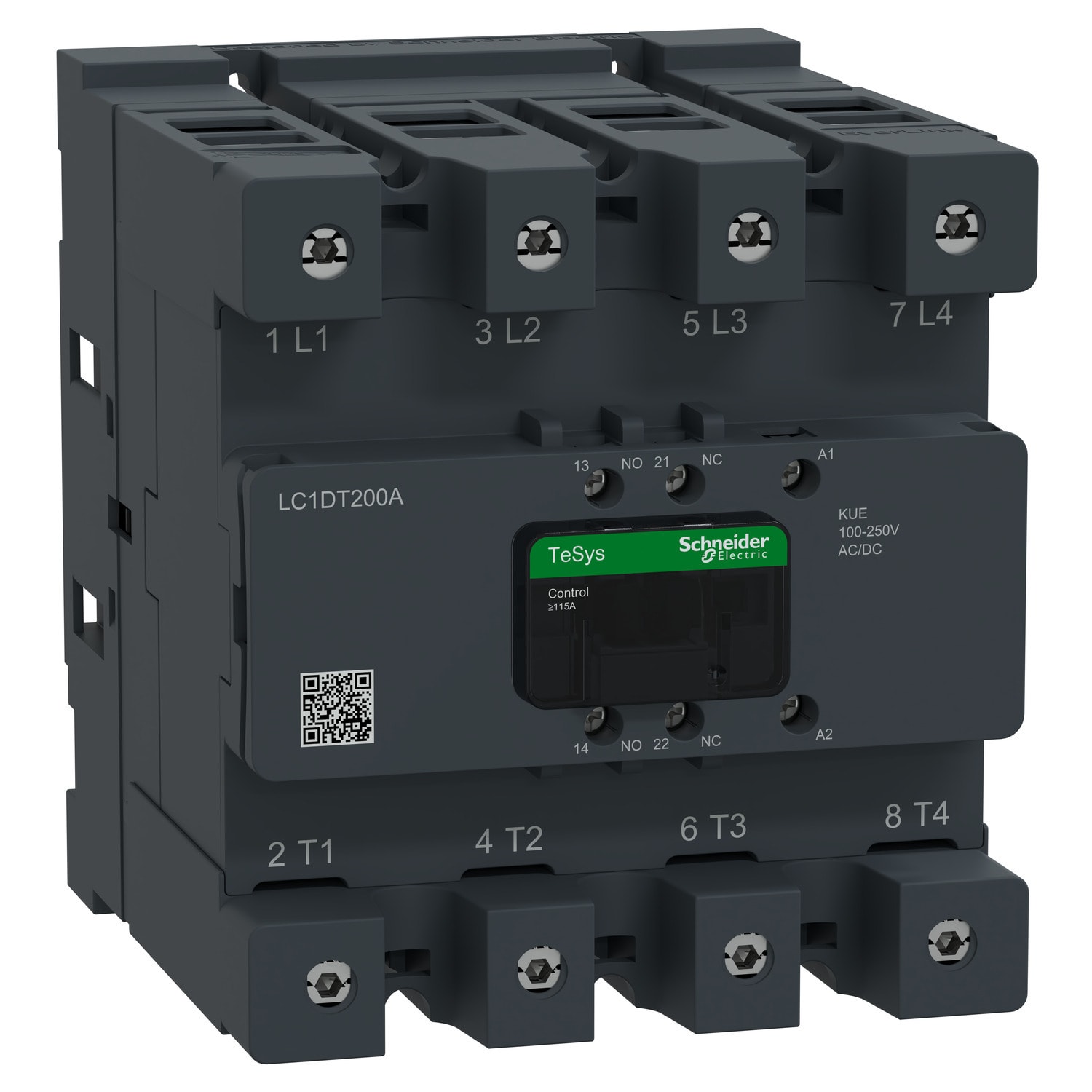 Schneider Electric - Kontaktor Deca 200A 4P 100-25