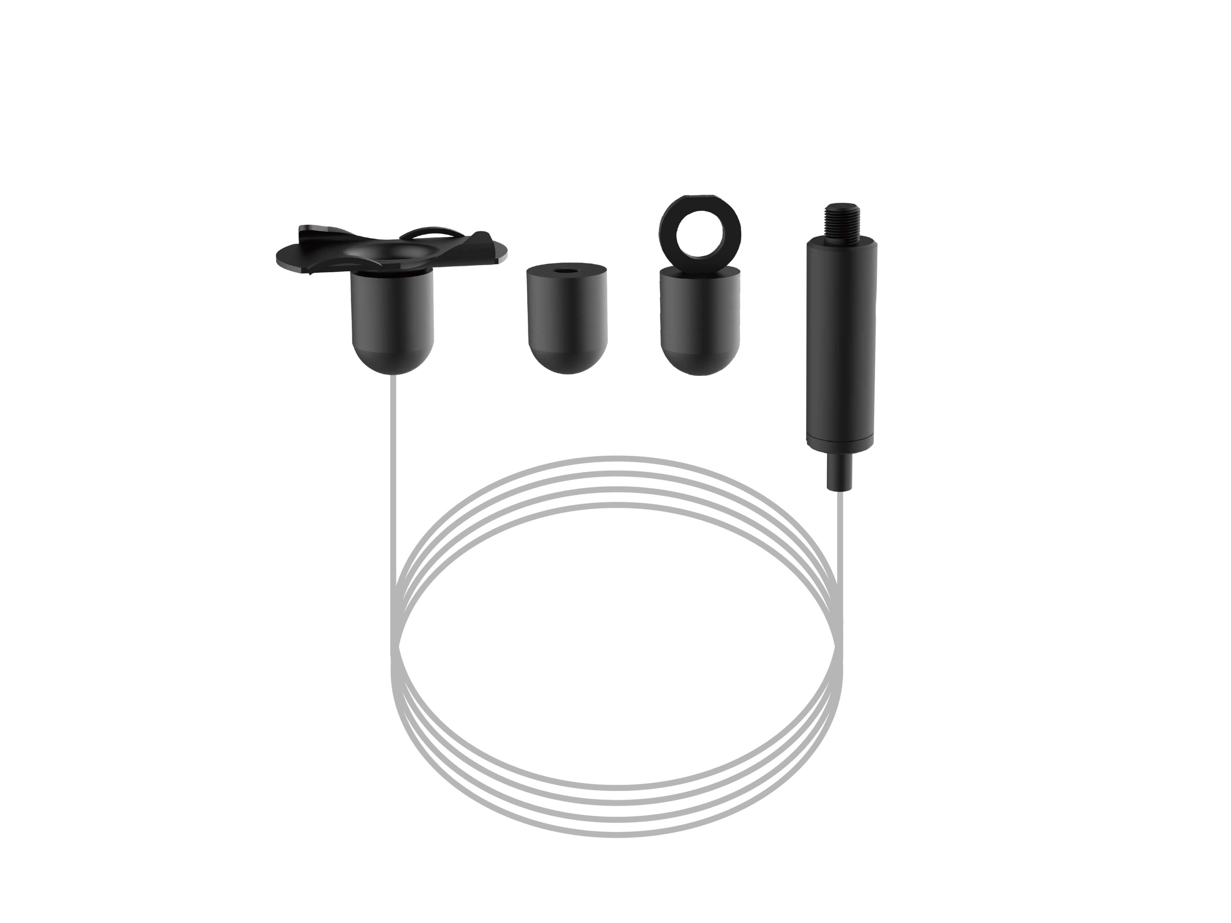 Hide-a-lite - Flexline Nedpendlingssett Svart