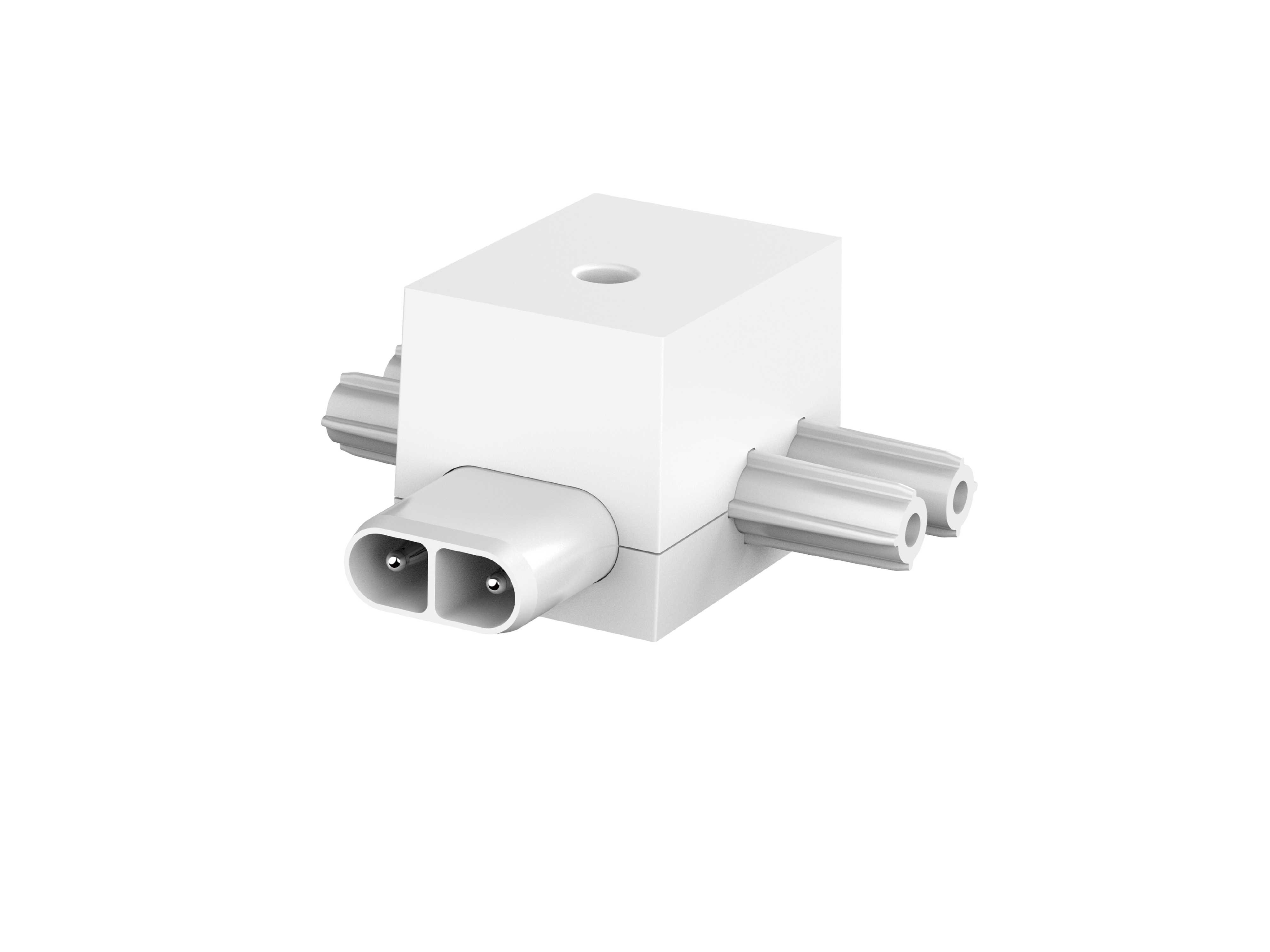 Hide-a-lite - Flexline Skjøtestykke T Hvit