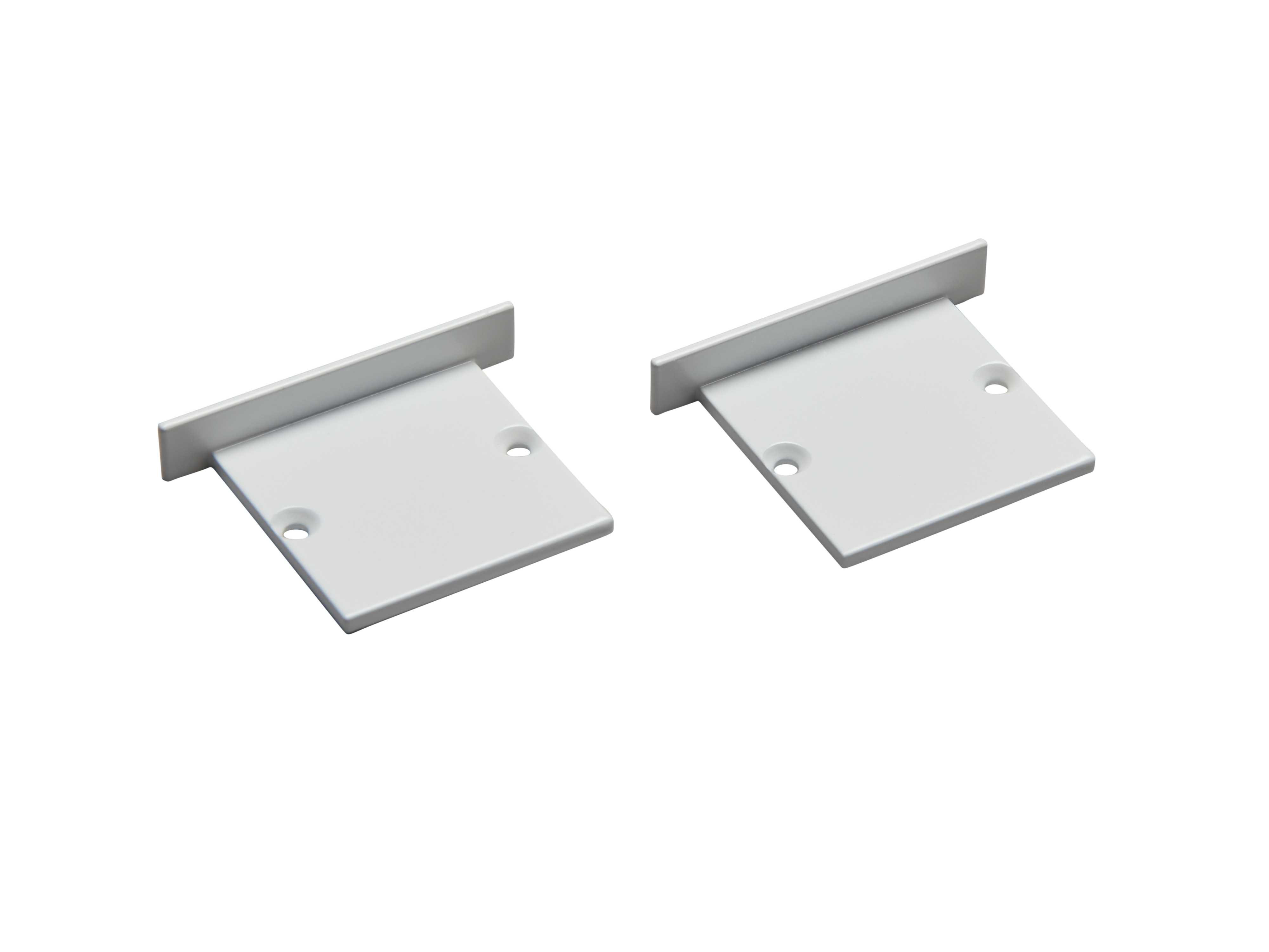 Hide-a-lite - Endestykke 30x30 Recessed Hvit 2 stk