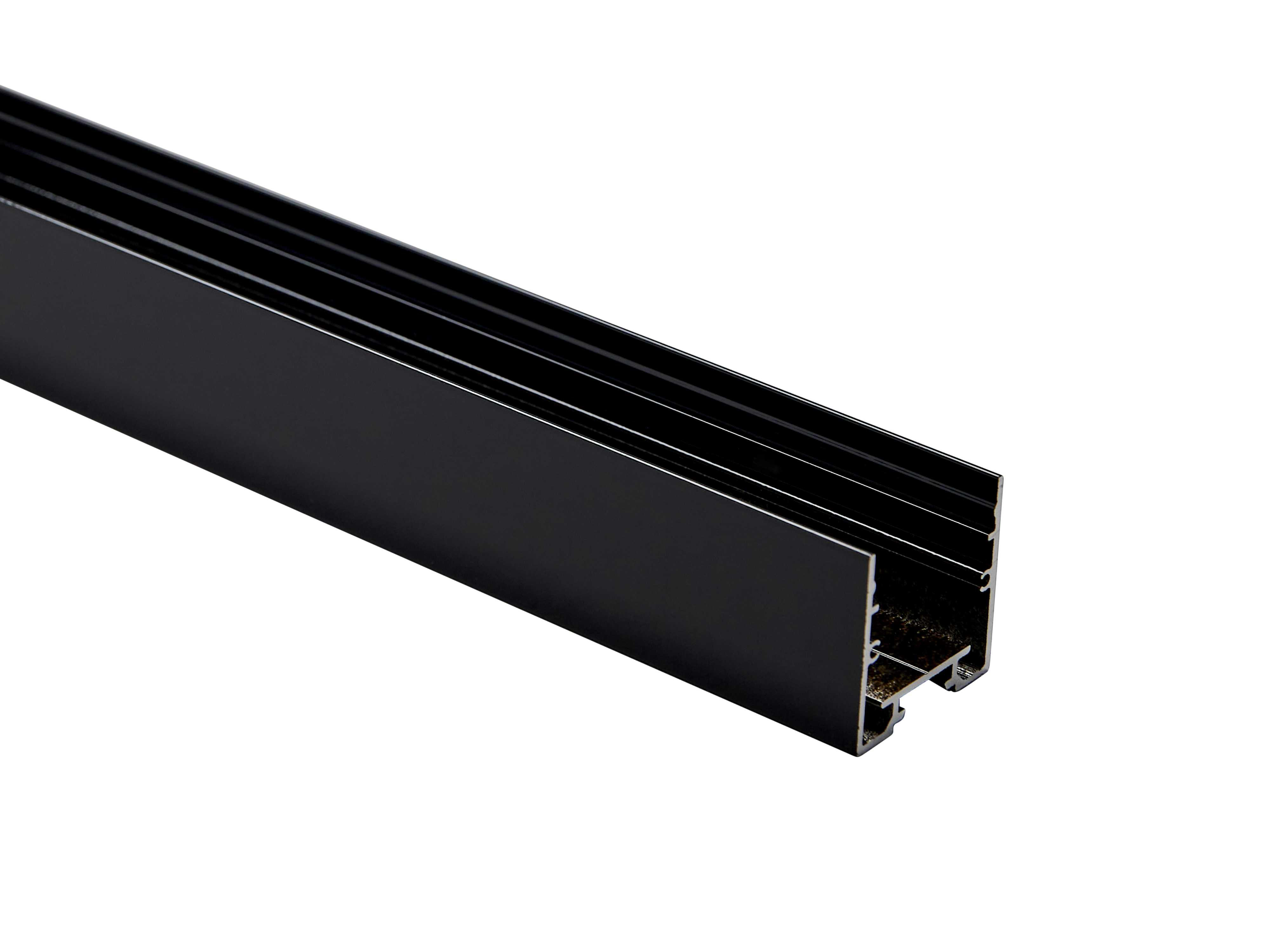 Hide-a-lite - Profil 30x30 Svart 2m