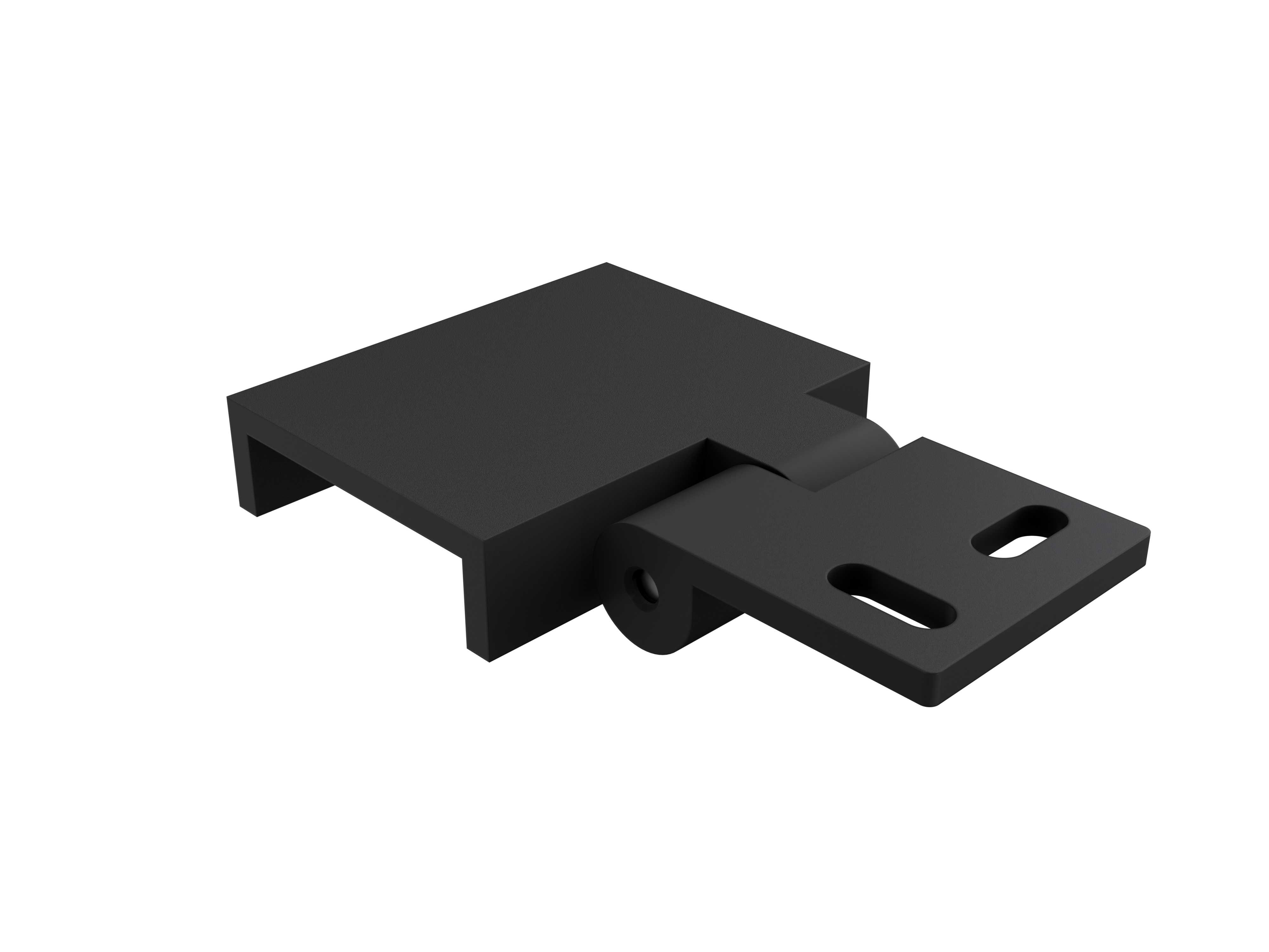 Hide-a-lite - Vinkelfeste Profil  27-32mm Svart 2 stk