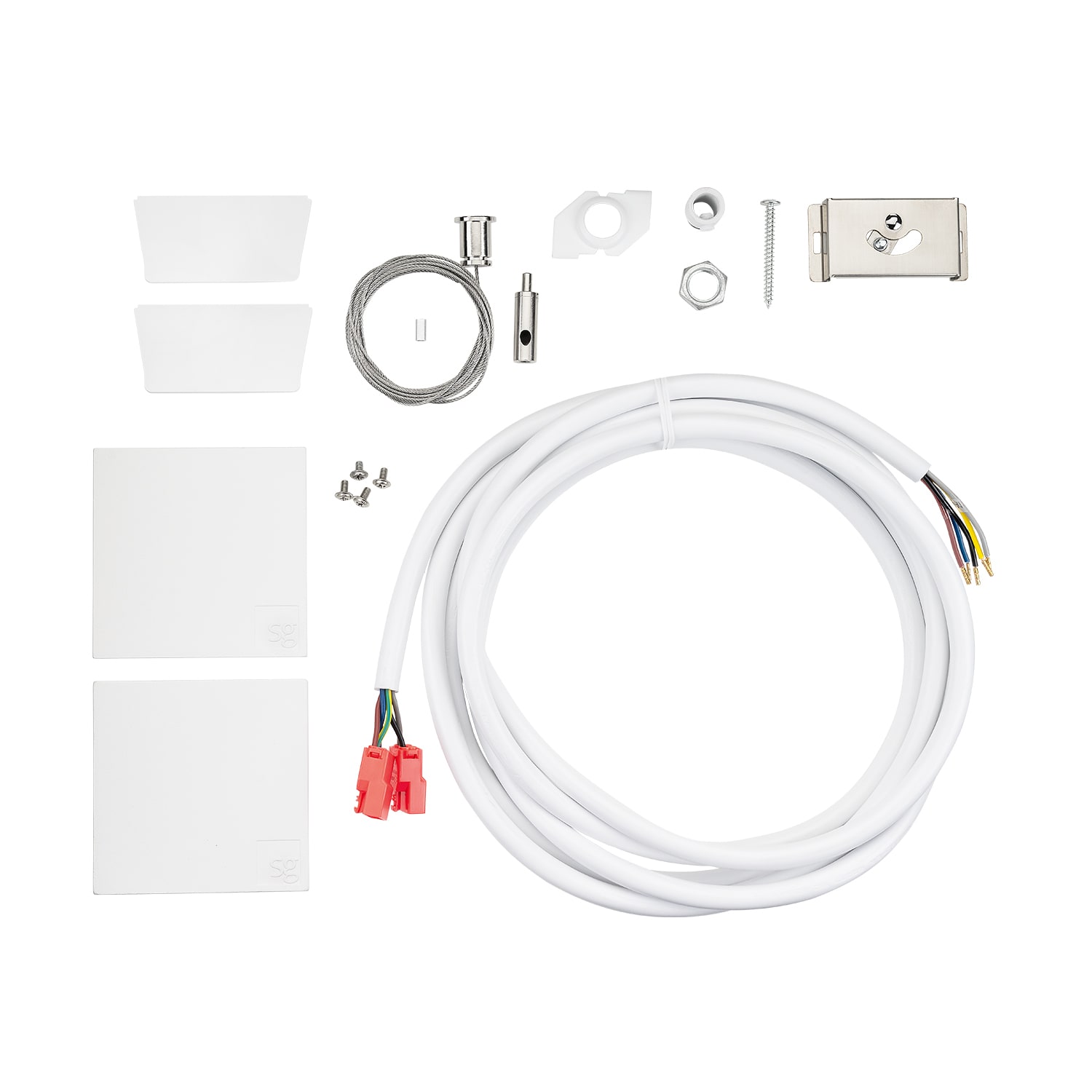 SG Armaturen - LINEAL 80 START KIT HVIT DALI