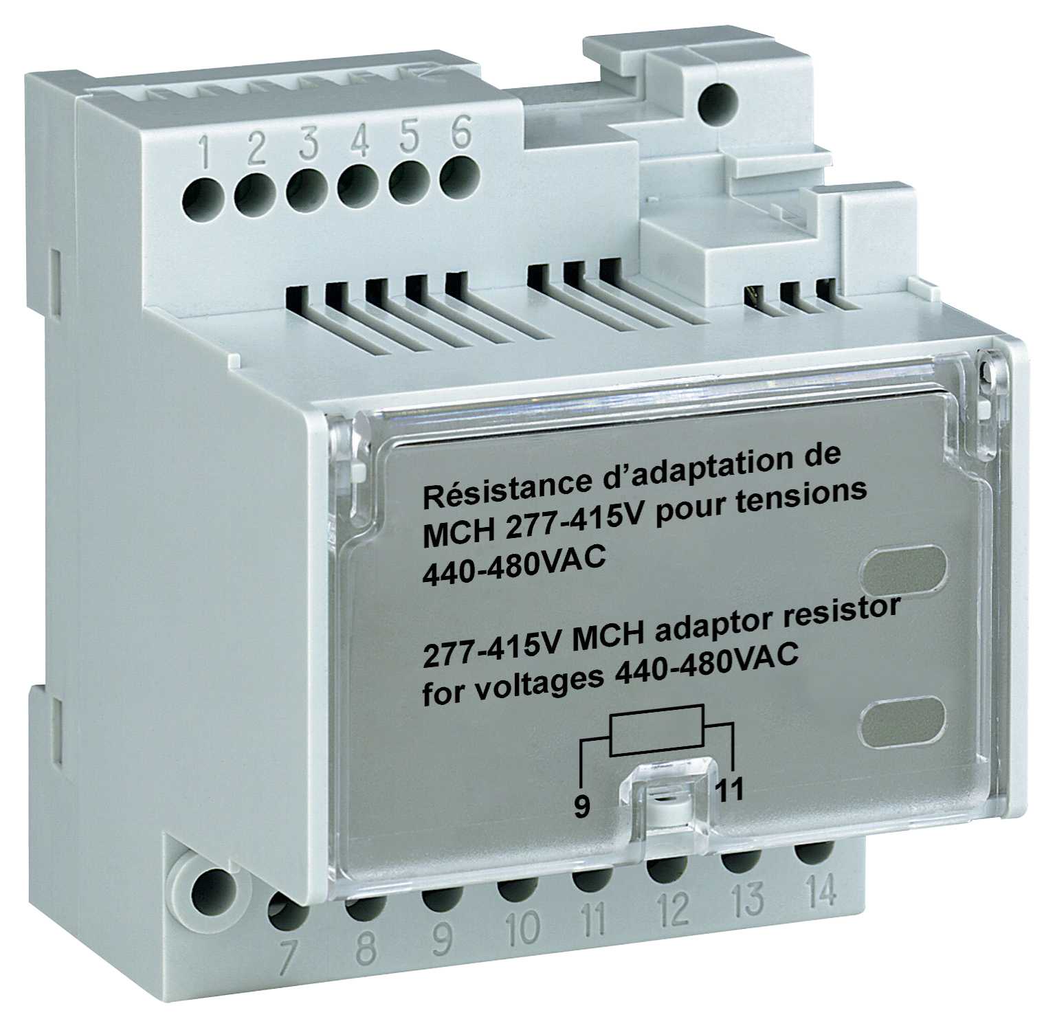 Schneider Electric - Motstand, 440/480V, for MCH motor for effektbryter Masterpact MTZ, reservedel