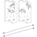 Schneider Electric - LV833203SP Forriglplate f,stag fast MTZ1