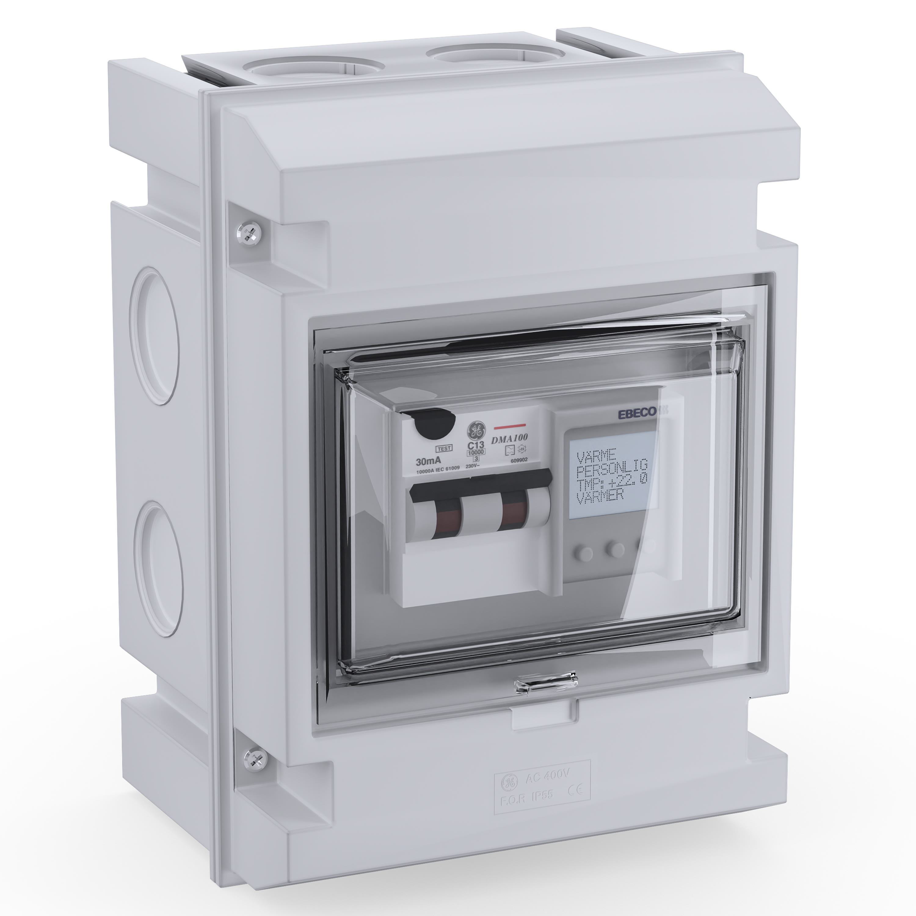 Ebeco - Apparatskap Mini med EB-Therm 800, 1x13 A, IP65