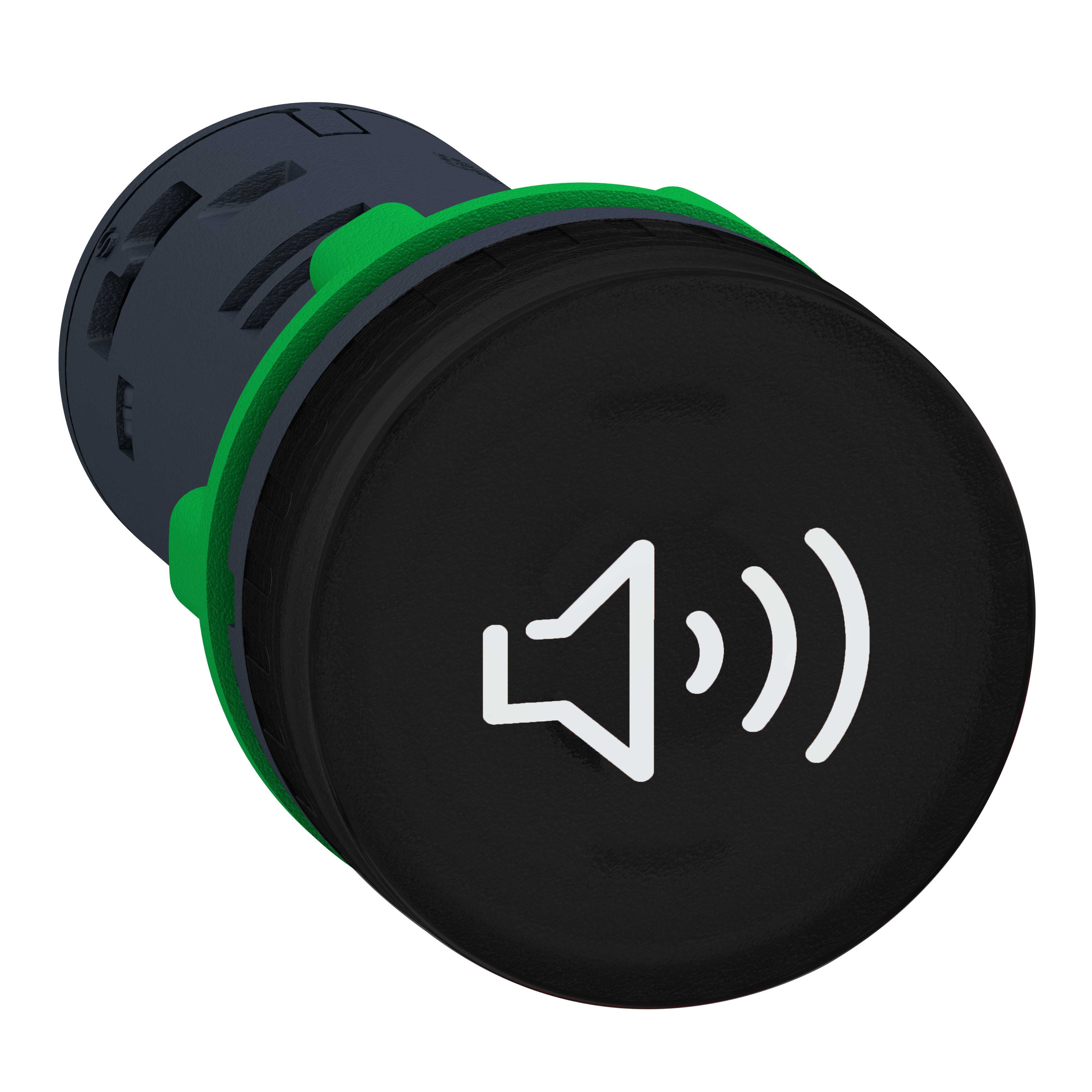 Schneider Electric - Lydgiver for Ø22 mm hull uten lys og konstant eller pulserende tone 90dB ved 0,1m 230VAC