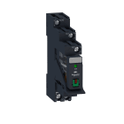 Schneider Electric - RXG pluggrelé i sokkel med låsbar testknapp og LED og 1 C/O kontakt på 10A og 230 VAC forsyning
