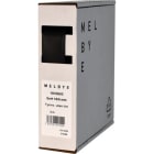 Melbye - Krympeslange Sort 19-6mm spoleboks 3m