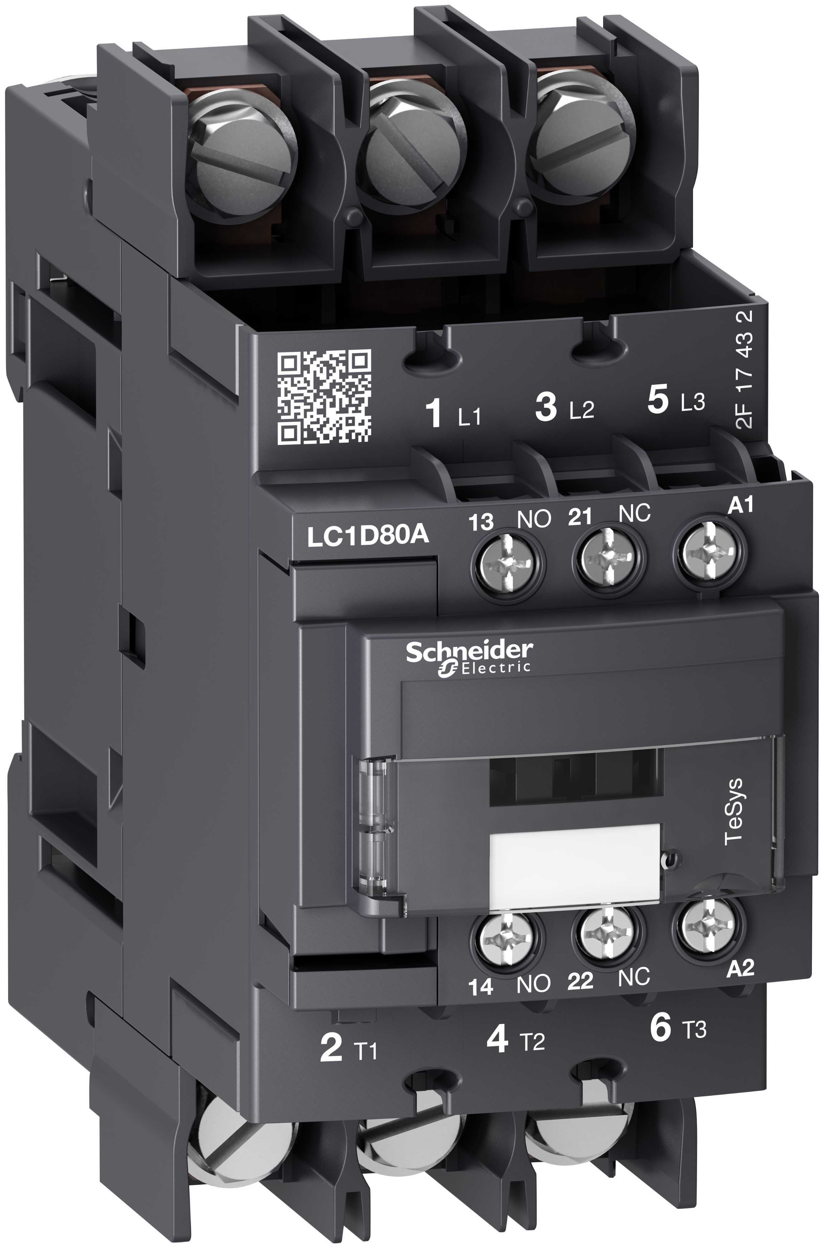 Schneider Electric - Kontaktor 80A 37kW 3P 120VAC