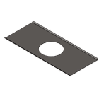 Glamox - D70-R155 WEIGHT DISTRIB. PLATE