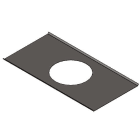 Glamox - D70-R195 WEIGHT DISTRIB. PLATE