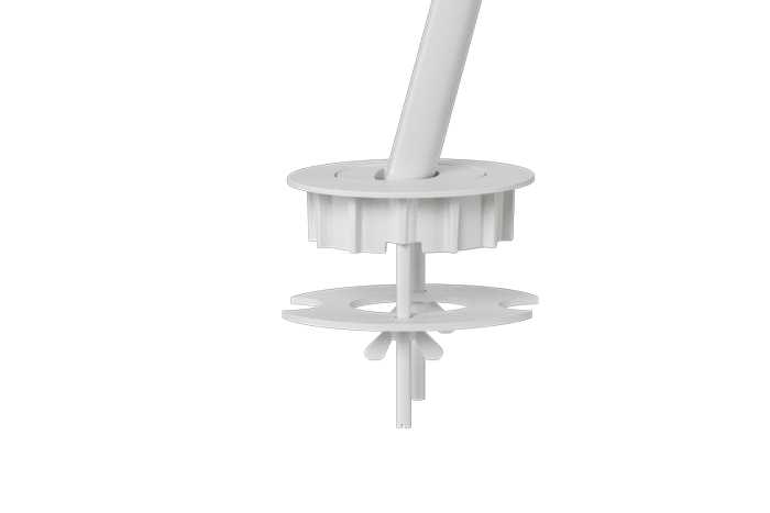 Glamox - Motus Table/Flat INTEGR MNT WH