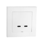 SG Armaturen - USB 2XC LADER 60W IF HVIT