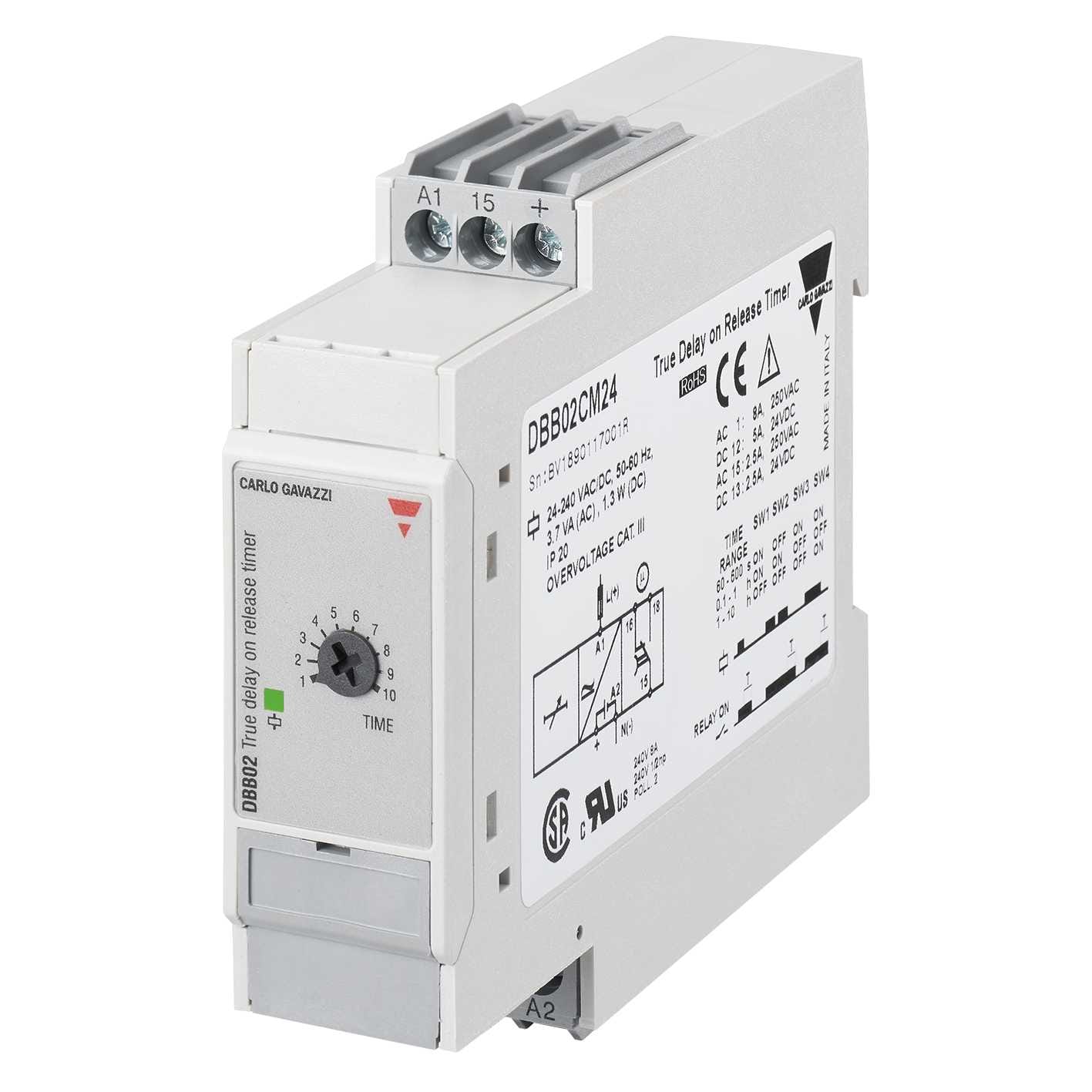 Carlo Gavazzi - TIDSRELE FORSINKET UT