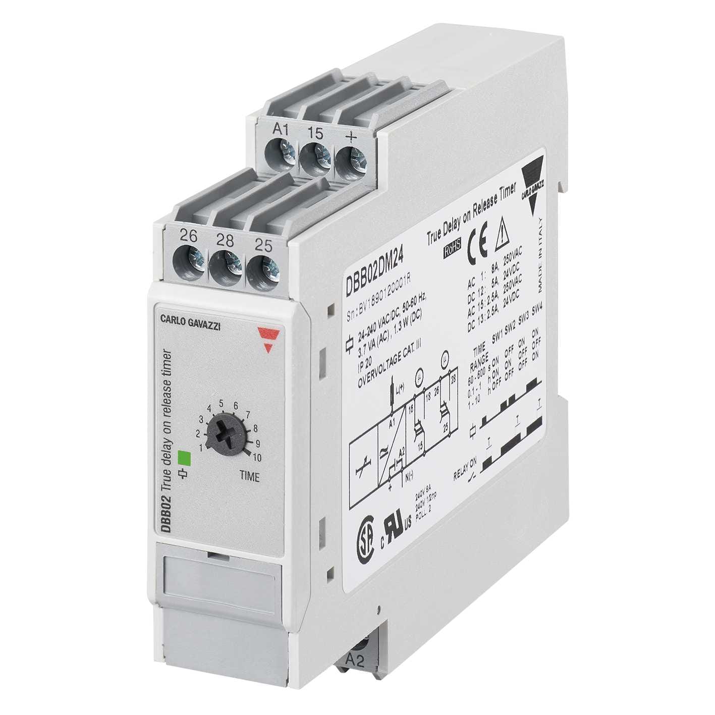 Carlo Gavazzi - TIDSRELE FORSINKET UT