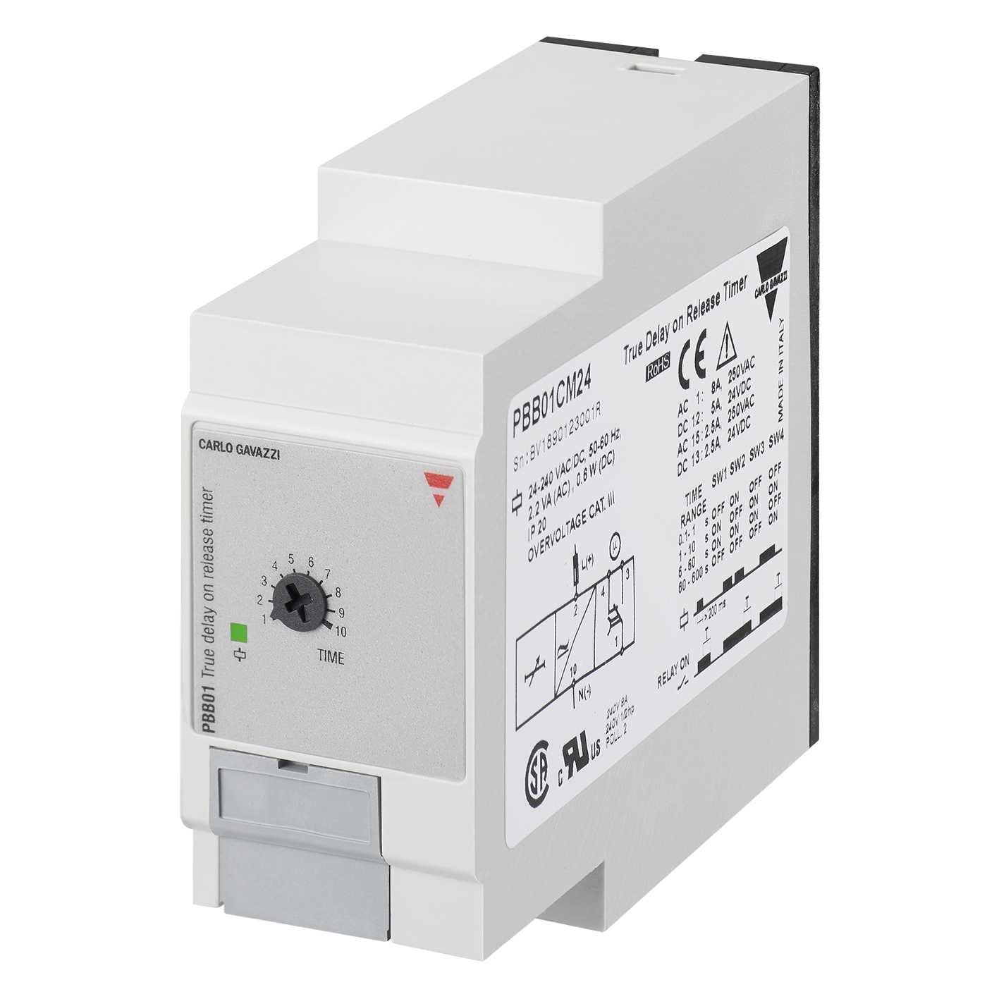 Carlo Gavazzi - TIDSRELE FORSINKET UT