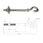 Pretec - GJENNOMGÅENDE KROK M20x240 TIL MAST VF TREMAST LYSMAST