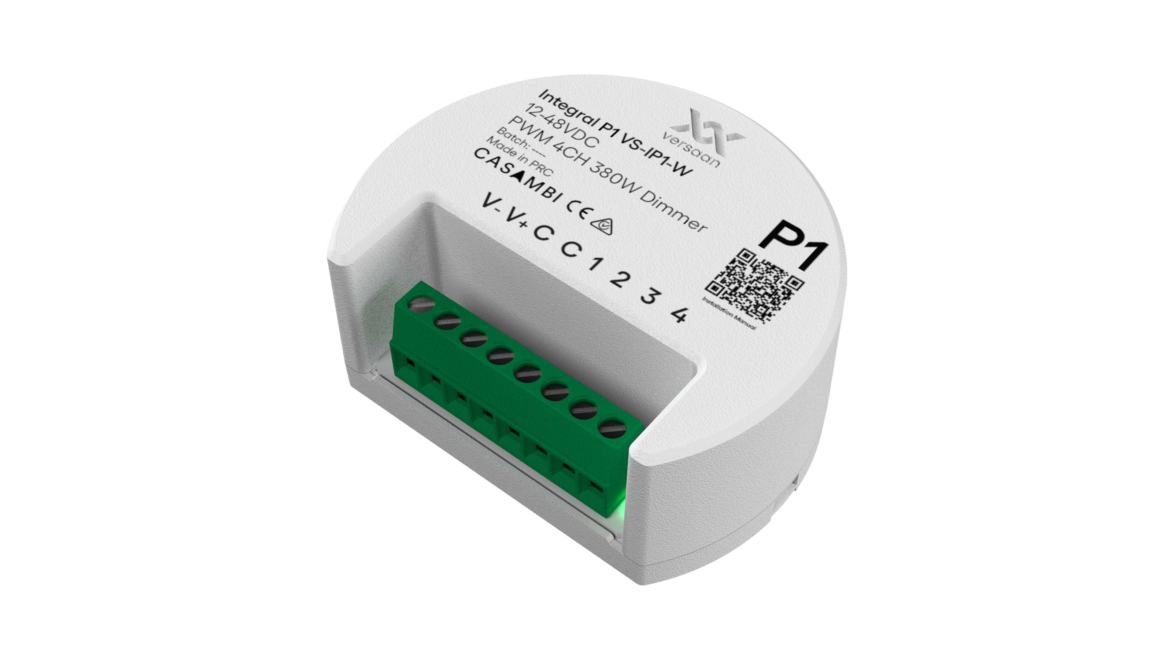 Nortronic - CASAMBI PWM 4-KANALS DIMMER 12-48V DC INTEGRAL P1