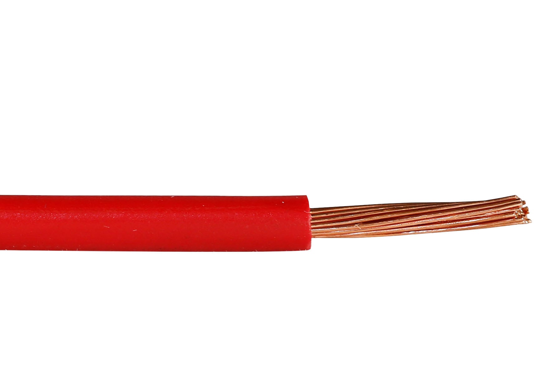 Elis Elektro AS - H07 Z-K 6 mm² Rød Halogenfri 100m