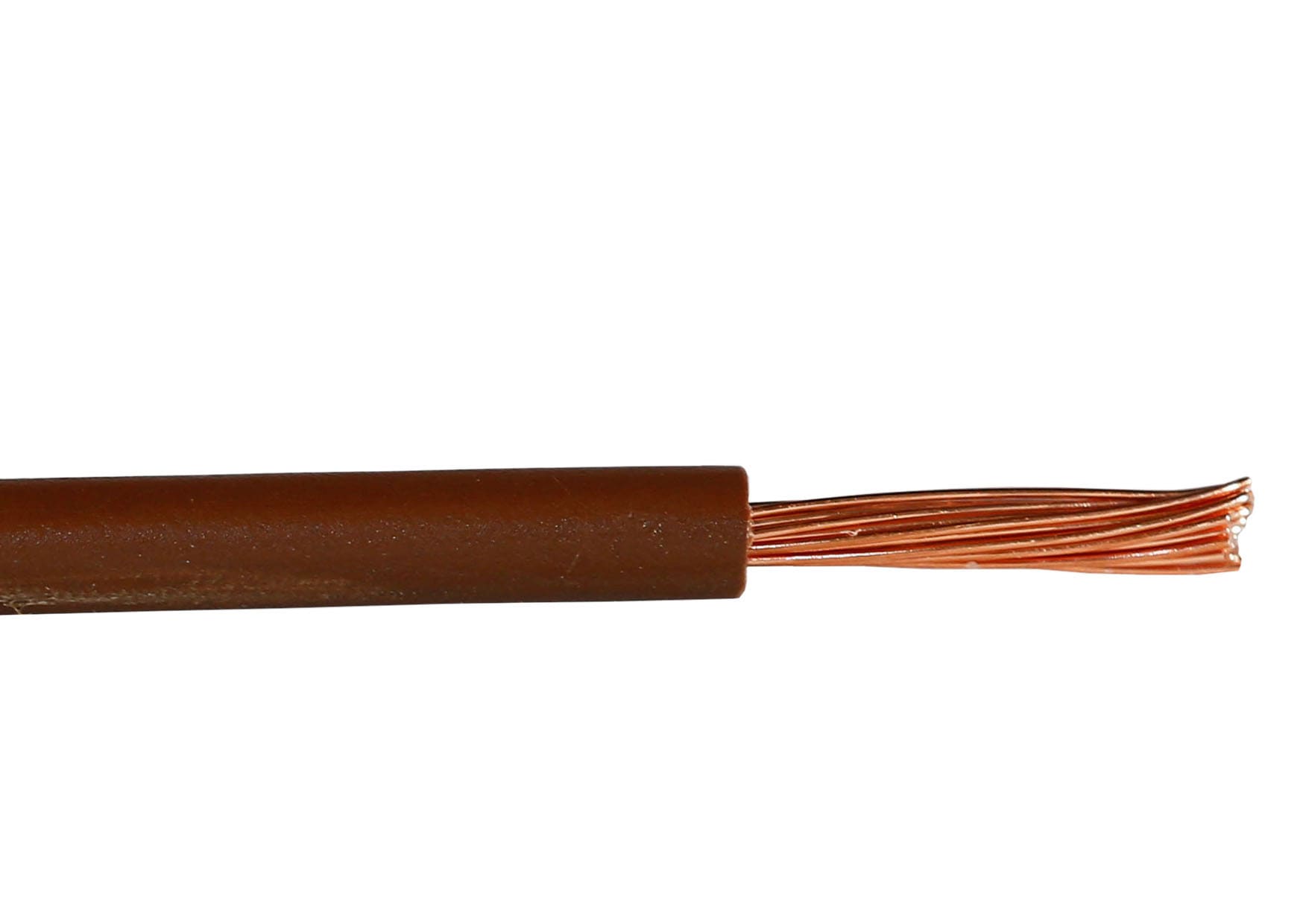 Elis Elektro AS - H07 Z-K 6 mm² Brun Halogenfri 100m