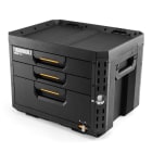 VIX - SYSTEMKASSE XL 3-SKUFFER m/LÅS STACKTECH