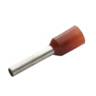 TradeForce - ENDEHYLSE 1.0mm²/L=8mm RØD PK100 - 50003