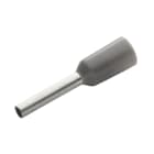 TradeForce - ENDEHYLSE 2.5mm²/L=8mm GRÅ PK100 - 50005