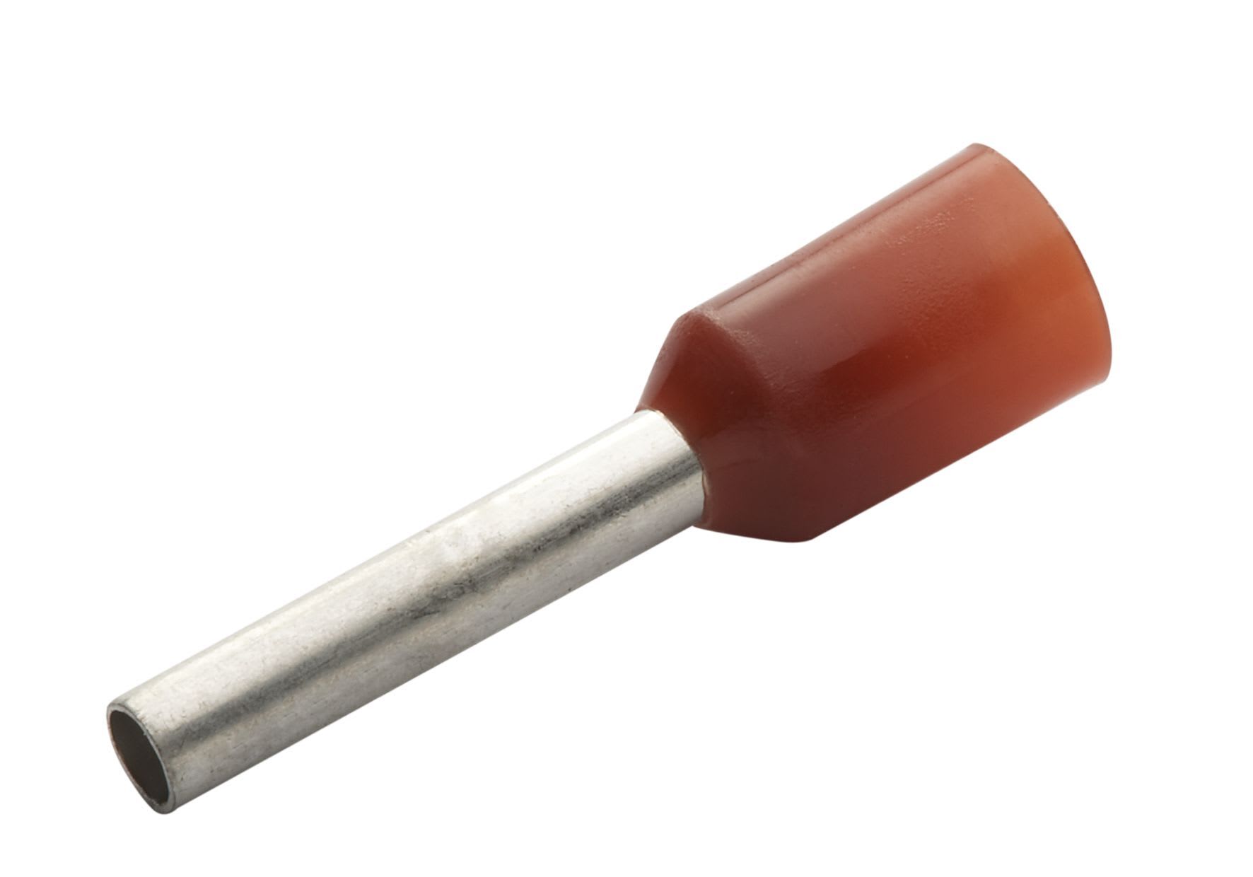 TradeForce - ENDEHYLSE  35mm²/L=18mm RØD PK50 - 50013