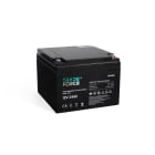 TradeForce - AGM BLYBATTERI 12V 24aH 20 TIMER M5 FEMALE, V0 - 80009