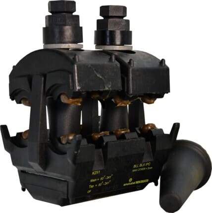 Melbye - Avgreningsklemme BLL blank/is K251