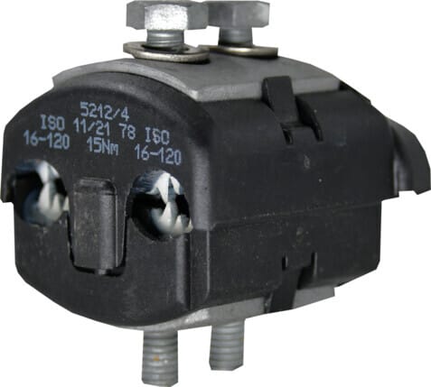 Melbye - Isolert piggklemme u/momentskrue for EX hengeledning 95-240/50-150mm²